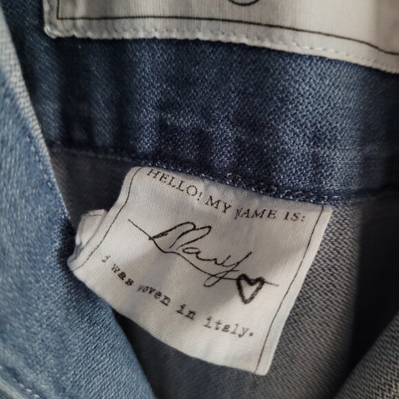 Frank & Eileen "Best Selling" Mary Distressed Jean Dress Mini - Picture 2 of 2